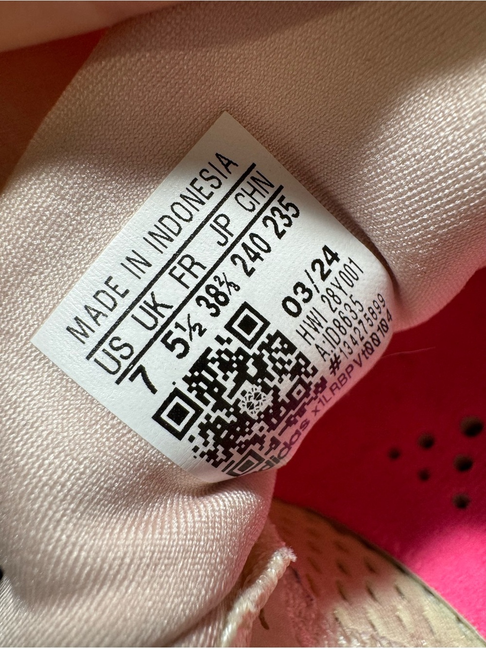 Adidas Dropset 3 Trainer Women's Cross Training Sneakers Semi Pink Spark Size 7 - Picture 13 of 13